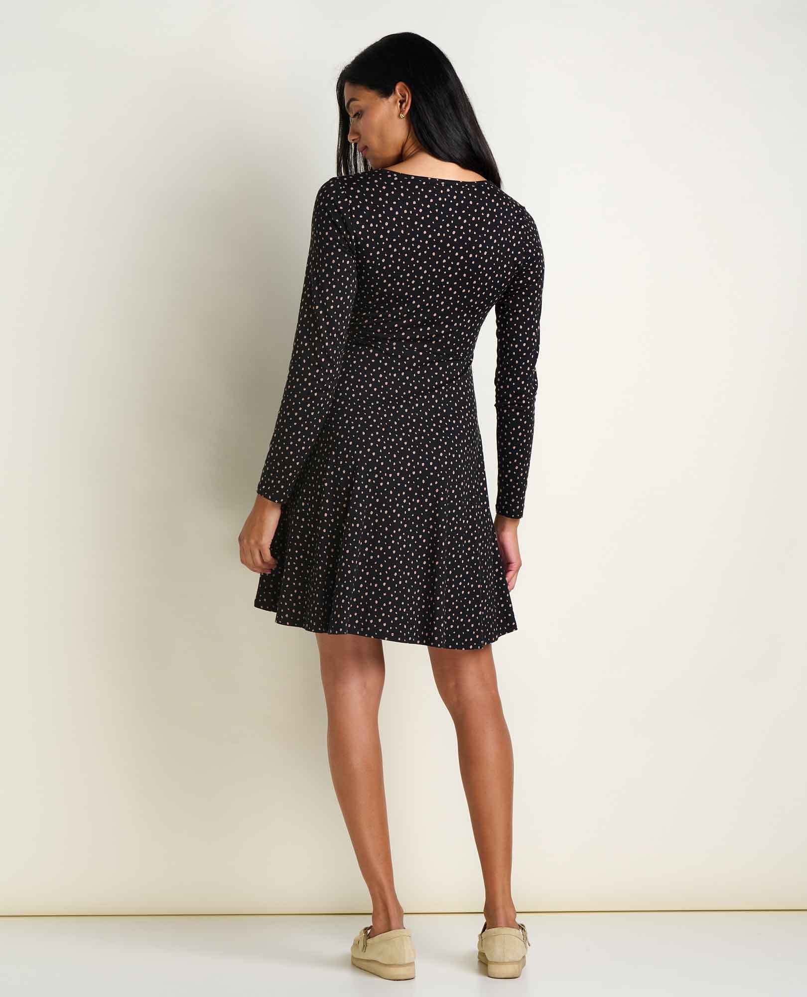Freesia Long Sleeve Wrap Dress