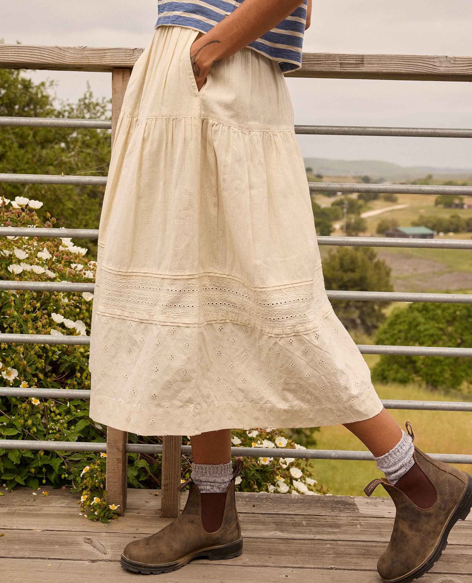 Airscape Midi Skirt