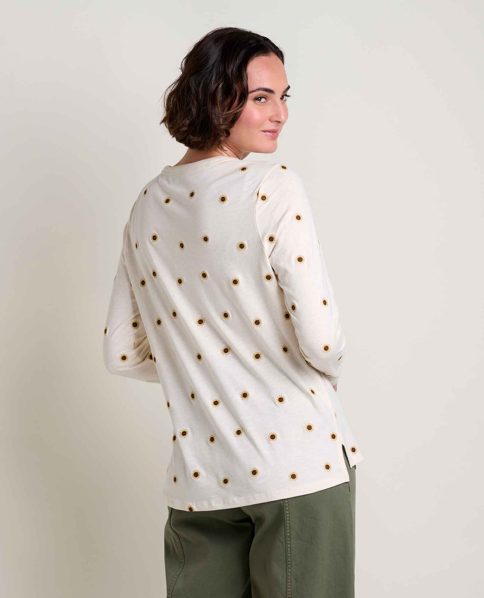 Women's Primo Long Sleeve Crew Embroidered