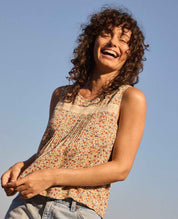 Manzana Pin Tuck Tank