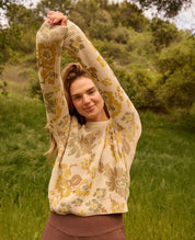 Bianca Pattern Crew Sweater
