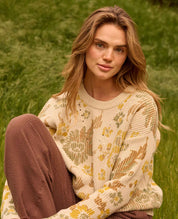 Bianca Pattern Crew Sweater
