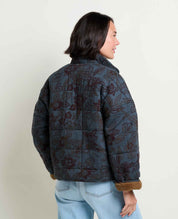 Manzana Sherpa-Lined Quilted Jacket
