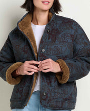 Manzana Sherpa-Lined Quilted Jacket