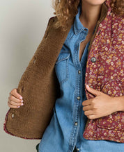 Manzana Sherpa-Lined Quilted Vest