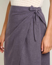 Taj Wrap Midi Skirt