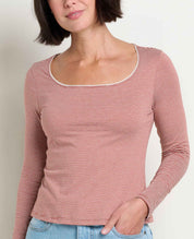 Rosalie Long Sleeve Square Neck Tee