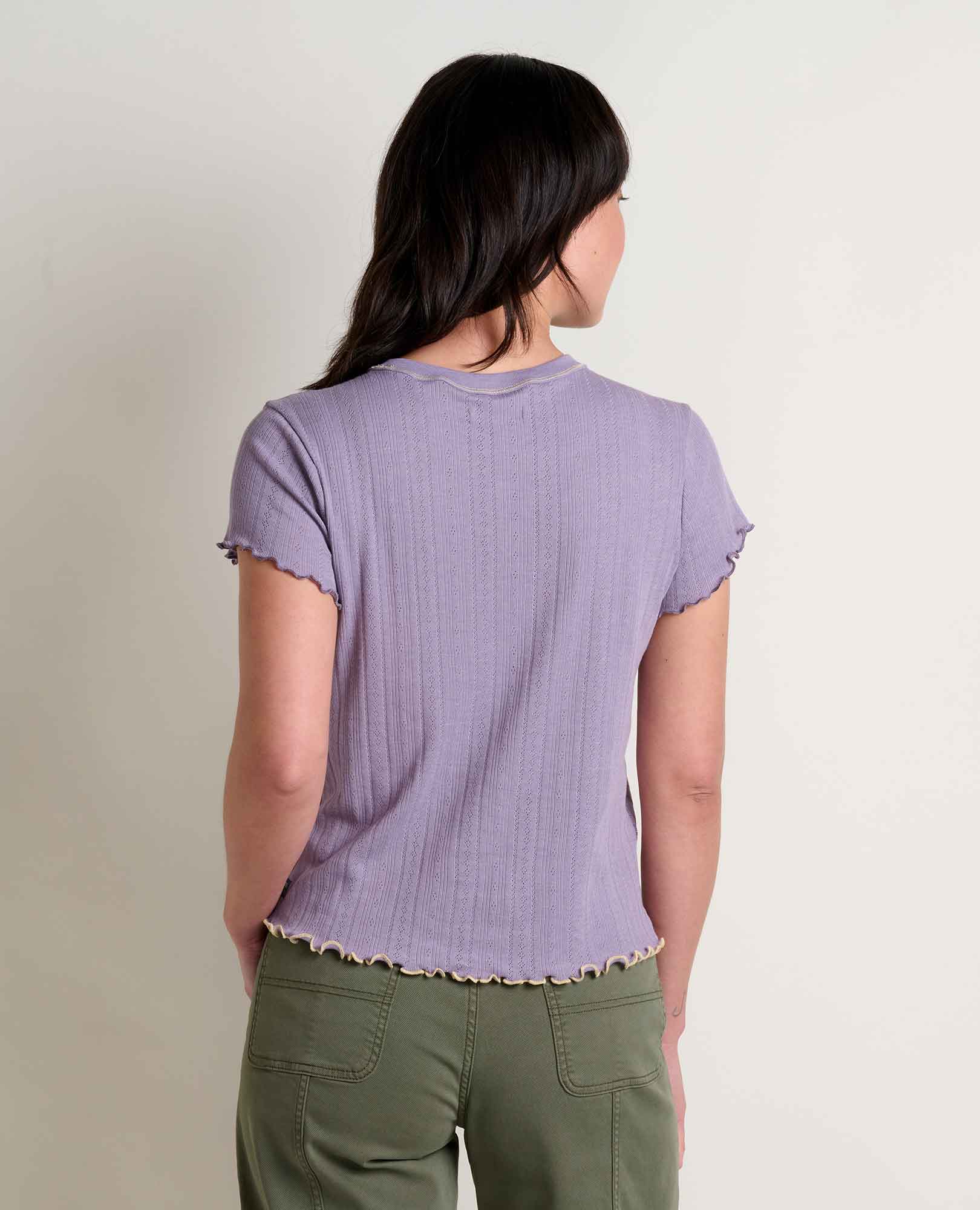 Foothill Pointelle Baby Tee