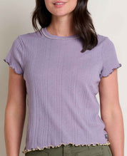 Foothill Pointelle Baby Tee