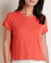 Foothill Pointelle Baby Tee