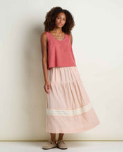 Taj Hemp Button Back Tank