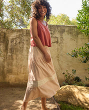 Taj Hemp Button Back Tank