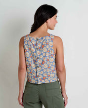 Taj Hemp Button Back Tank