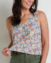 Taj Hemp Button Back Tank