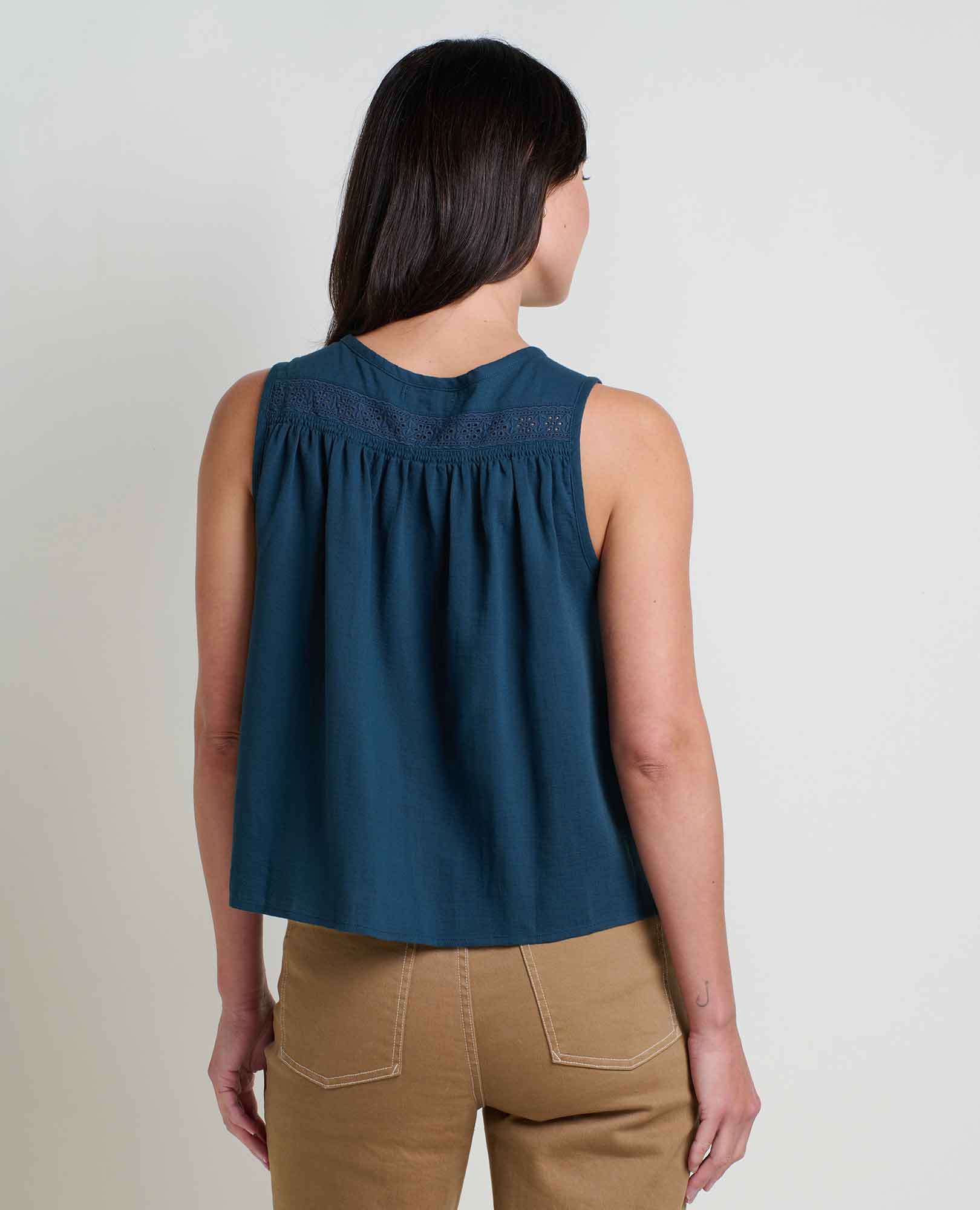 Manzana Button Front Tank