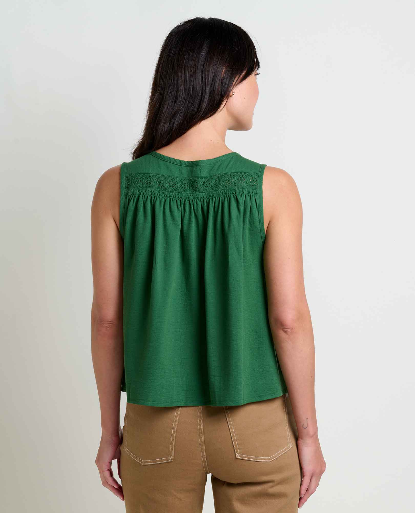 Manzana Button Front Tank