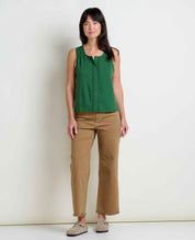 Manzana Button Front Tank