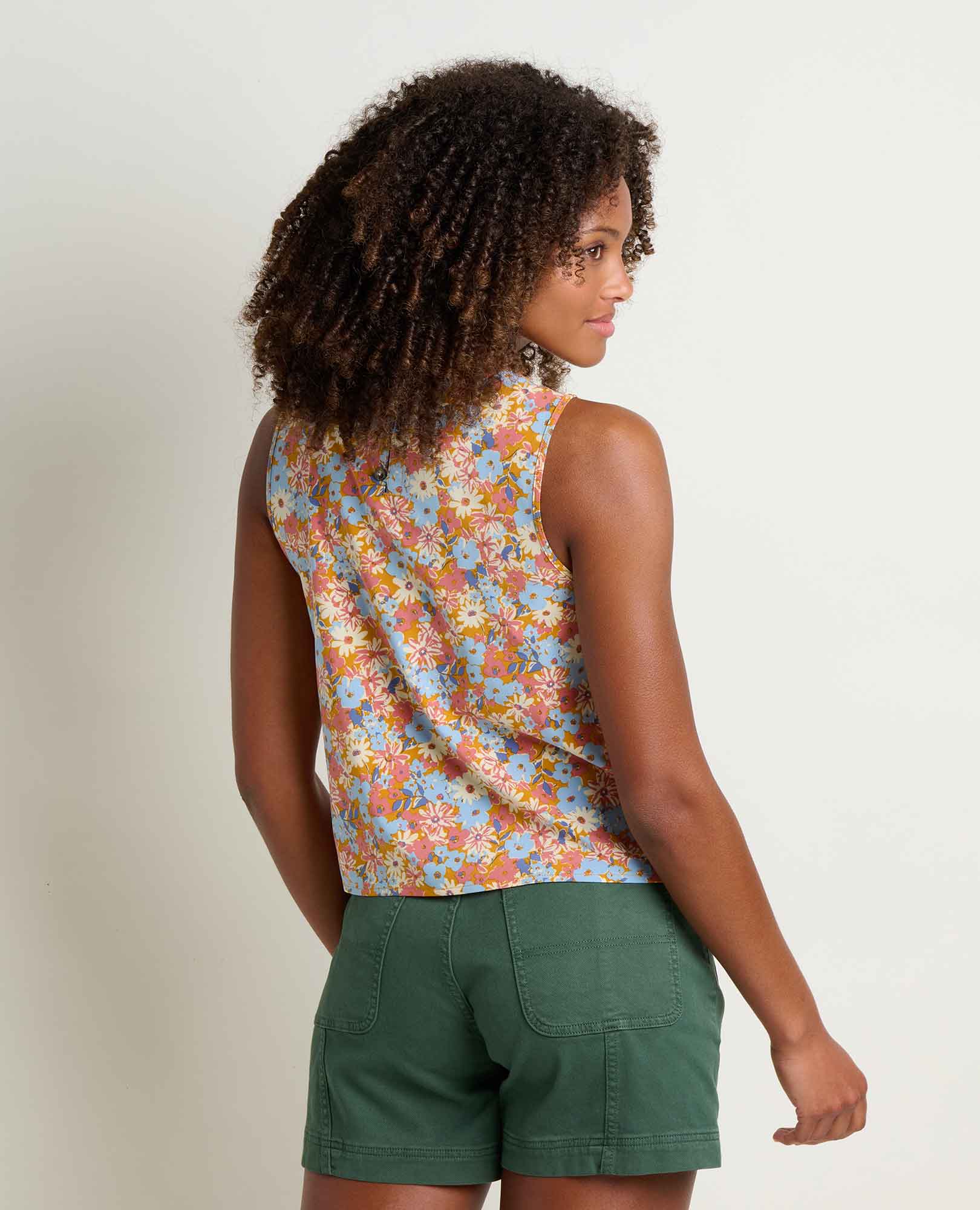 Sunkissed Button Back Tank