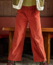 Scouter Cord Pleated Pull On Pant
