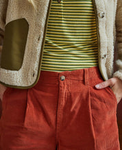Scouter Cord Pleated Pull On Pant