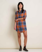Re-Form Flannel Shirtdress