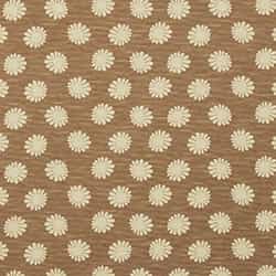 Honey Brown Floral Print