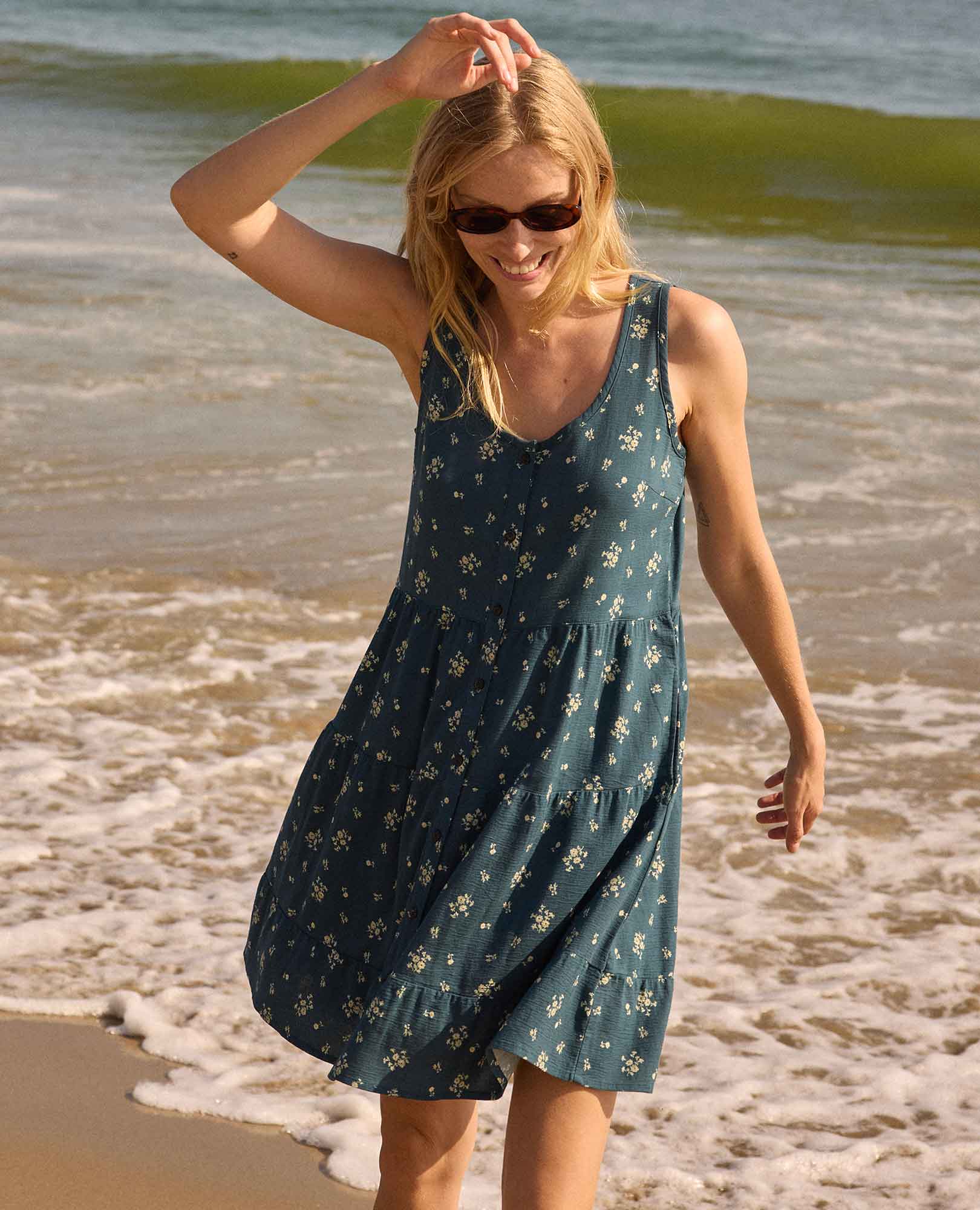 Manzana Tiered Tank Dress