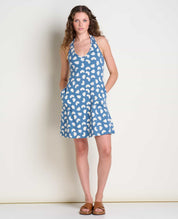 Plumeria Halter Dress