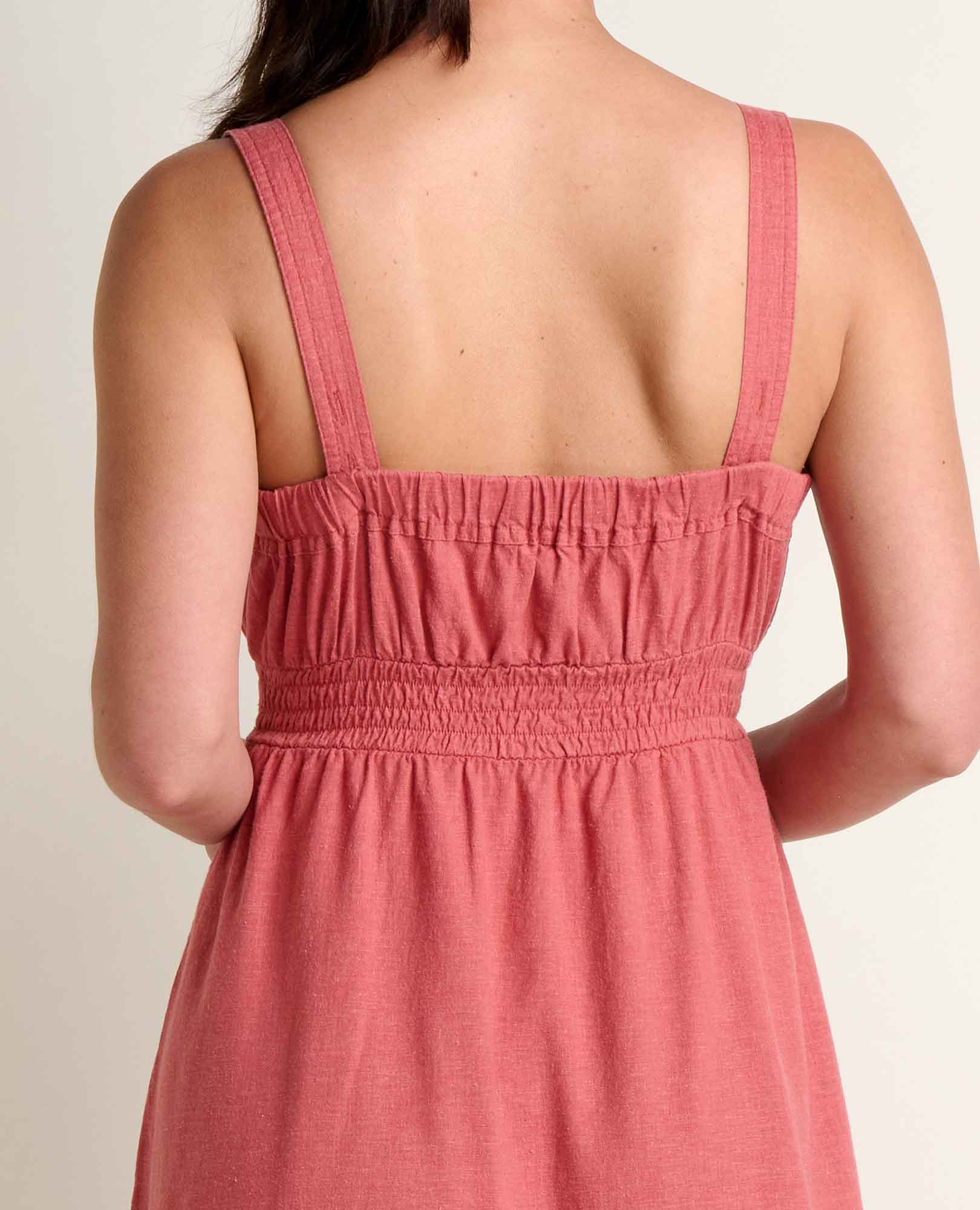 Taj Hemp Tiered Midi Dress