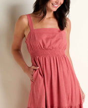 Taj Hemp Tiered Midi Dress