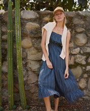 Taj Hemp Tiered Midi Dress