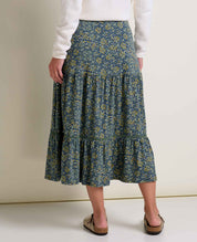 Marigold Tiered Midi Skirt