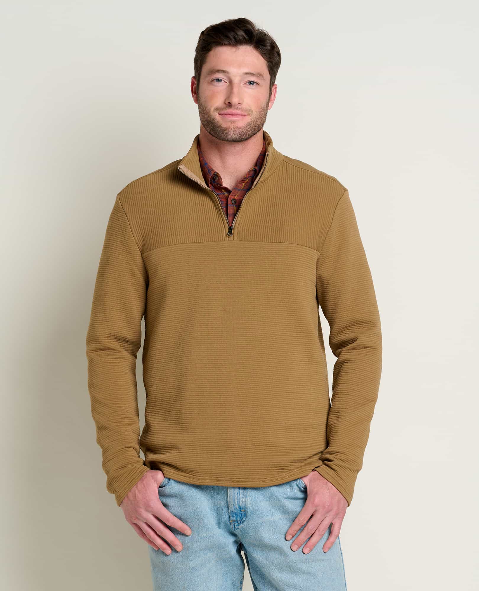 msg: Doug is 6'3" and is wearing a size Medium.